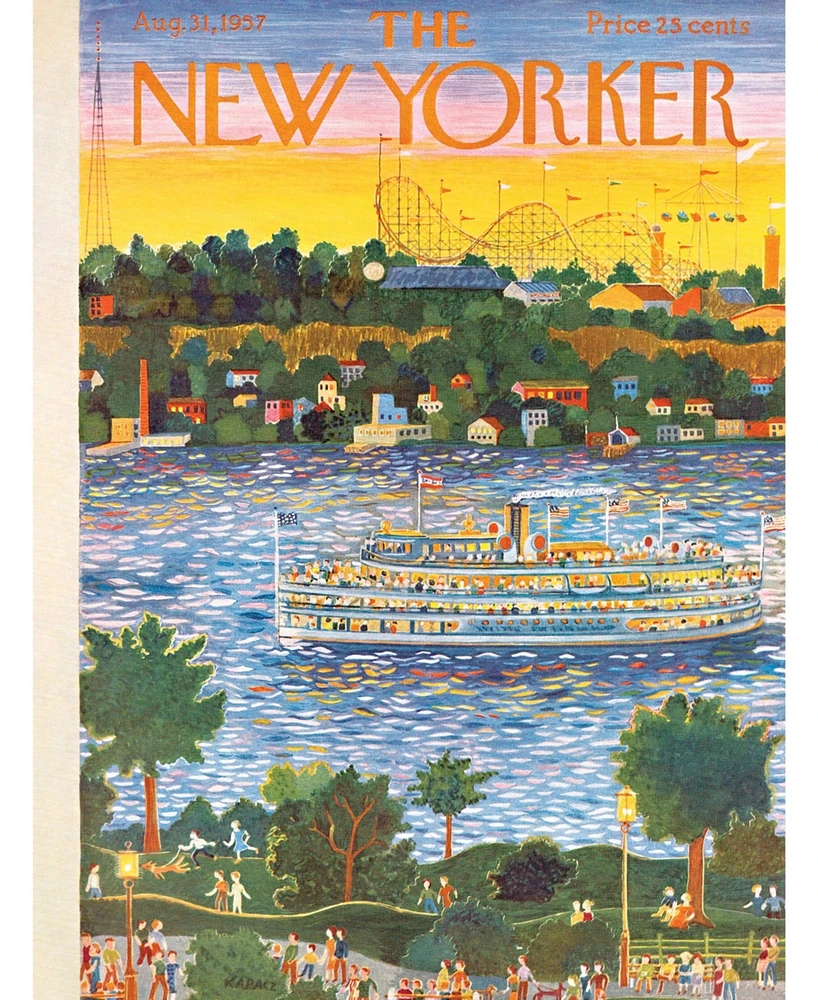 New York Puzzle Company Sunset Cruise 1000 Piece Puzzle