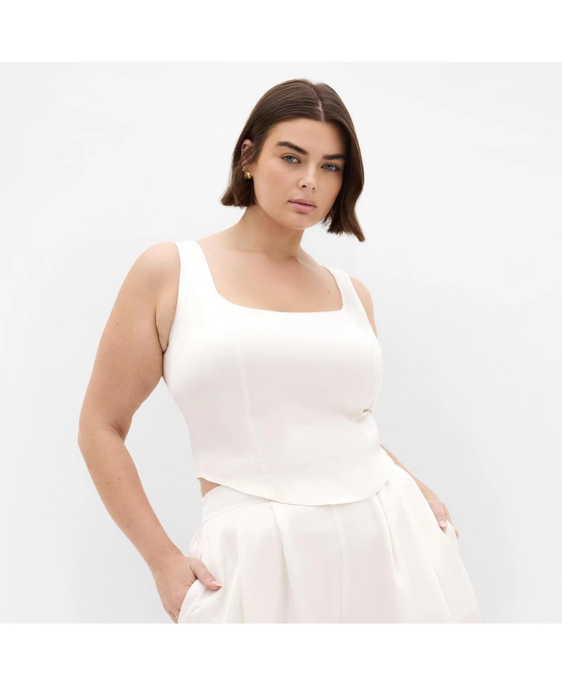 City Chic Plus Star Gaze Corset
