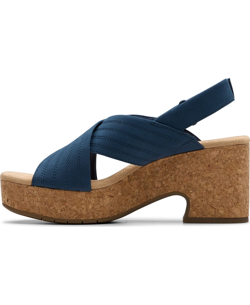 Clarks Collection Women's Nerisa West Wedge Sandals