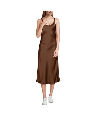 Lands' End Women's Satin Slip Dress