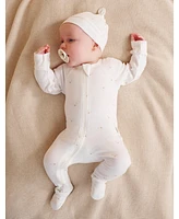 Purebaby Baby Boy and Girls Zip Coverall & Hat Set