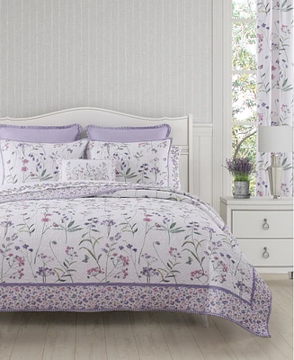 Royal Court Nola Floral 3-Pc. Quilt Set, King/California King