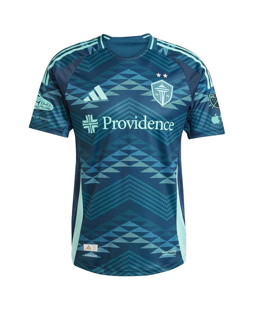 Adidas Men's Pedro de la Vega Blue Seattle Sounders Fc 2025 The Salish Sea Kit Authentic Player Jersey