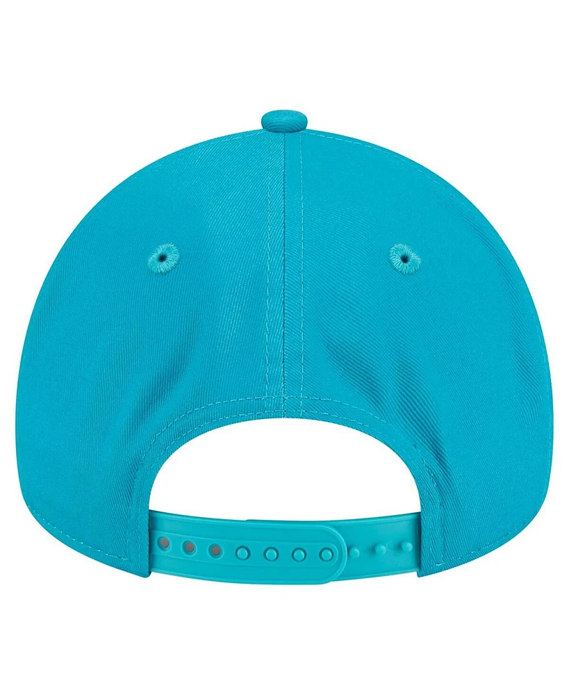 New Era Men's Aqua Miami Dolphins Mystic 9FORTY A-Frame Adjustable Hat