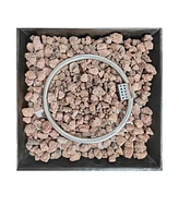 32 in. Outdoor Square Fire Pit -Black