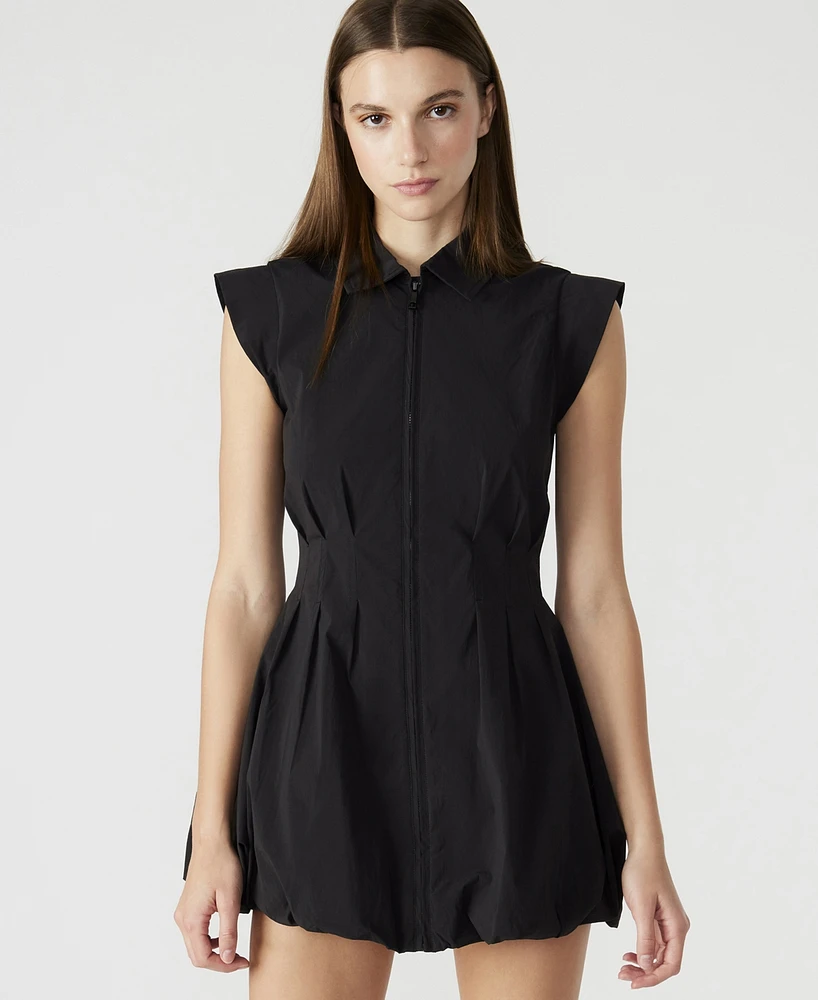 Steve Madden Women's Dyanne Bubble-Hem Mini Dress