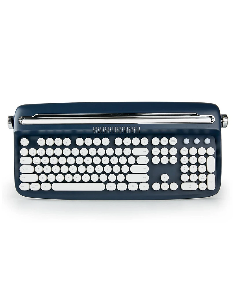 Yunzii Actto B503 Wireless Keyboard Retro Bluetooth Aesthetic Typewriter Style with Integrated Stand