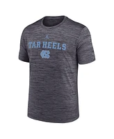 Jordan Men's Black North Carolina Tar Heels 2025 Sideline Velocity Performance T-Shirt