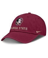 Nike Men's Garnet Florida State Seminoles 2025 Sideline Club Adjustable Hat
