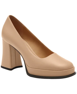Coach Women's Sculpted C Leather Pumps