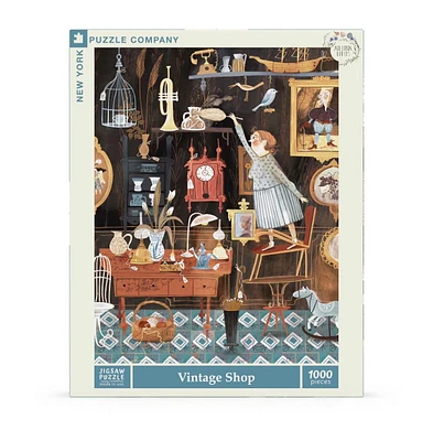 New York Puzzle Company Vintage Shop 1000 Piece Puzzle