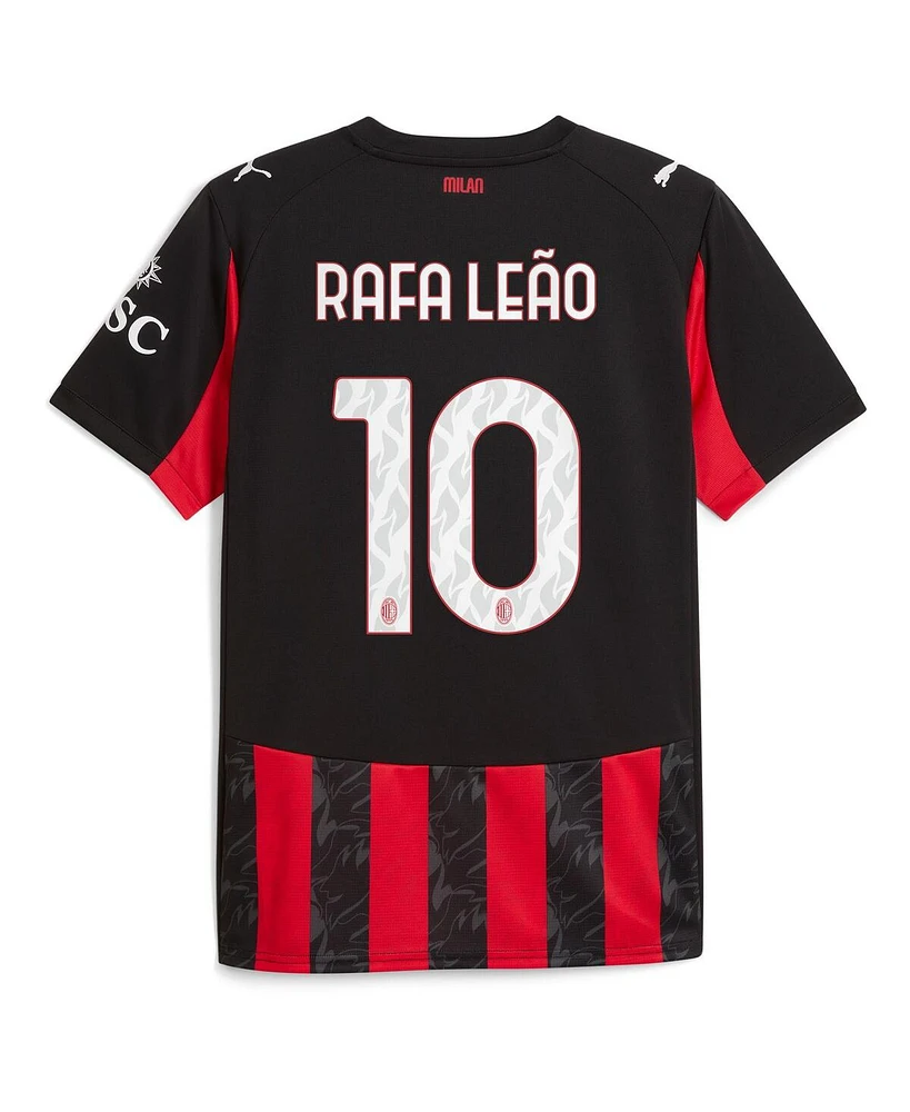 Puma Men's Rafael Leao Red Ac Milan 2025/26 Home Replica Player Jersey