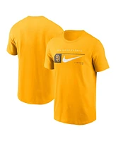 Nike Men's Gold San Diego Padres Team Swoosh Lockup T-Shirt