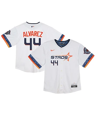 Nike Baby Boys and Girls Yordan Alvarez White Houston Astros 2025 City Connect Limited Player Jersey