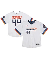 Nike Baby Boys and Girls Yordan Alvarez White Houston Astros 2025 City Connect Limited Player Jersey