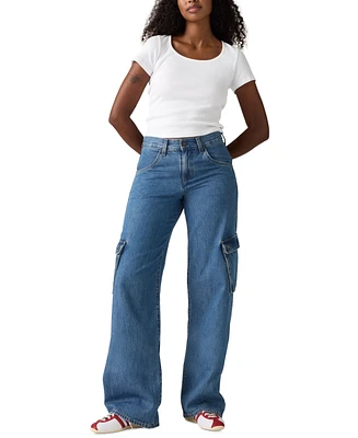 Levi's Women's Super Low Loose-Fit Cargo Jeans