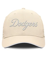 Nike Men's Cream Los Angeles Dodgers Rise Performance Flex Hat