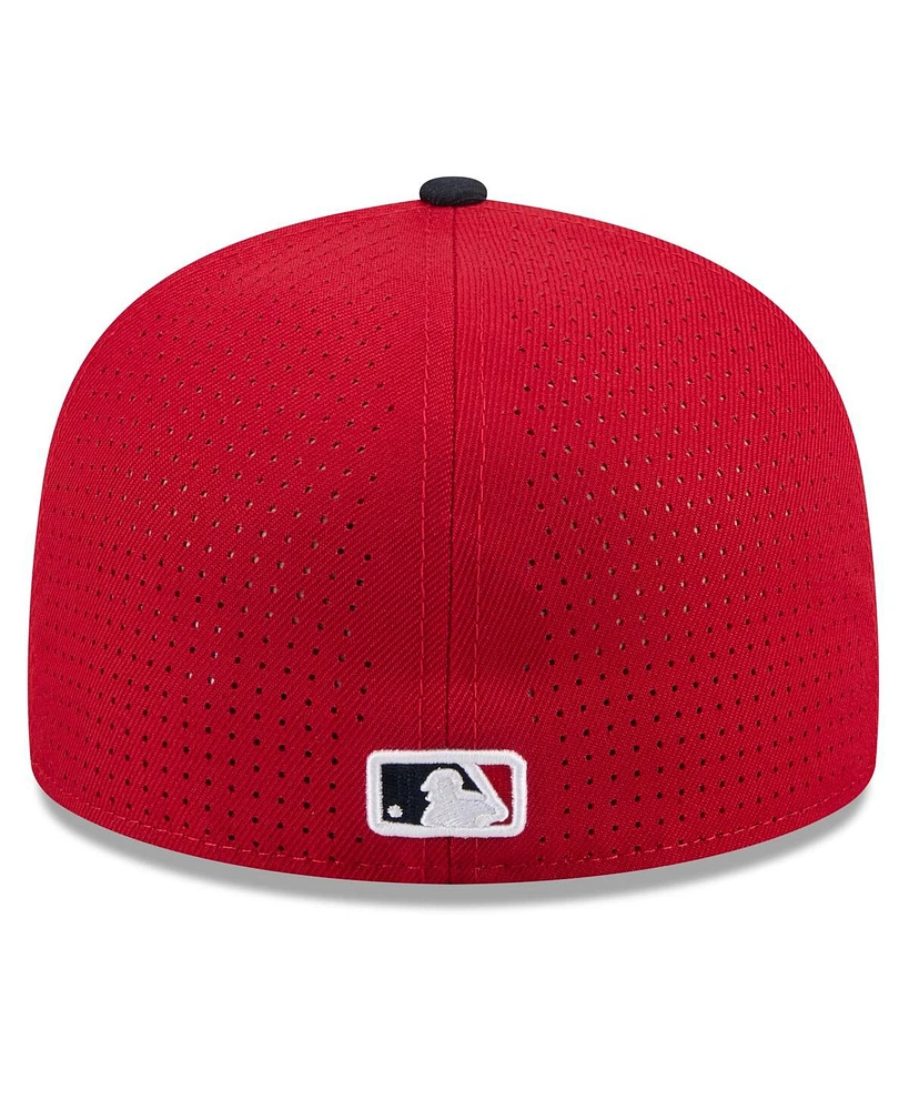 New Era Men's Red/Navy St. Louis Cardinals 2025 Mlb All-Star Game Side Patch 59FIFTY Fitted Hat