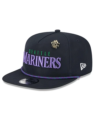 New Era Men's Navy Seattle Mariners 2025 Big League Chew Golfer Snapback Hat
