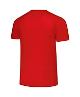 Stitches Men's and Women's Red Indiana Fever Basketball T-Shirt