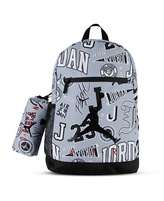 Jordan Kids Air School Backpack and Pencil Case, 2-Piece Set