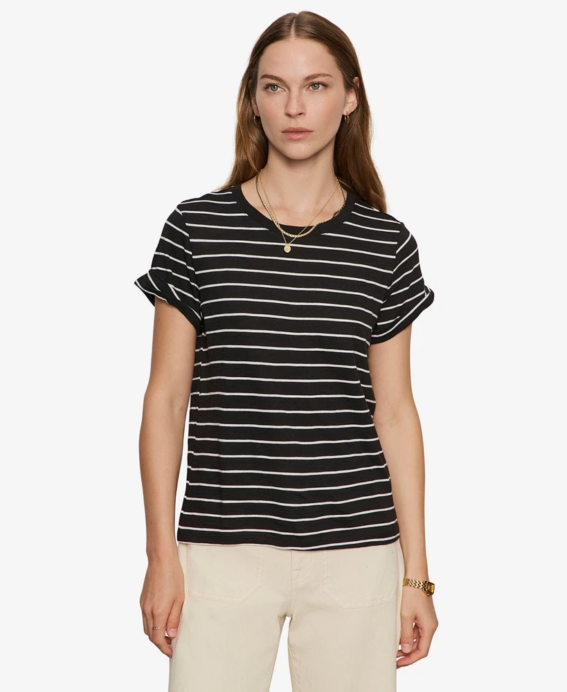 Sanctuary Women's Perfect Crewneck Cotton Short-Sleeve T-Shirt
