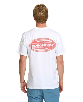 Quiksilver Men's 2000s Boarding Short Sleeve T-shirt