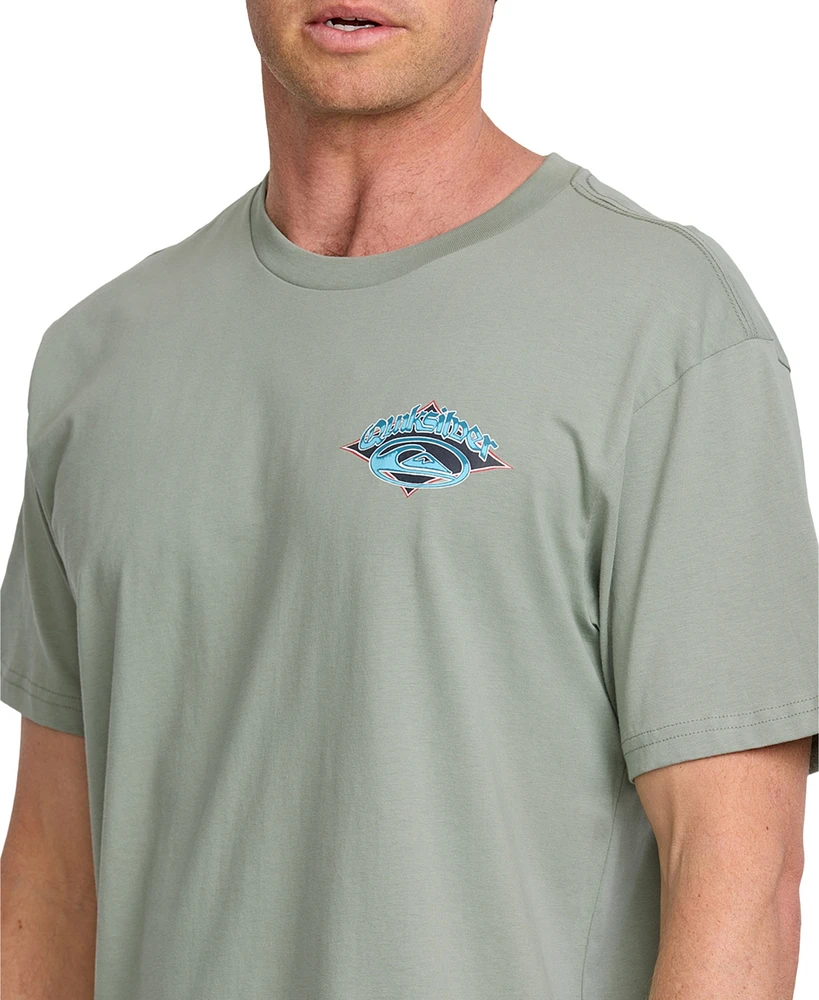 Quiksilver Men's Brushwork Short Sleeve T-Shirt