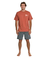 Quiksilver Waterman Men's Island Man Screen T-Shirt