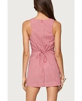 Edikted Womens Macee Gingham Romper