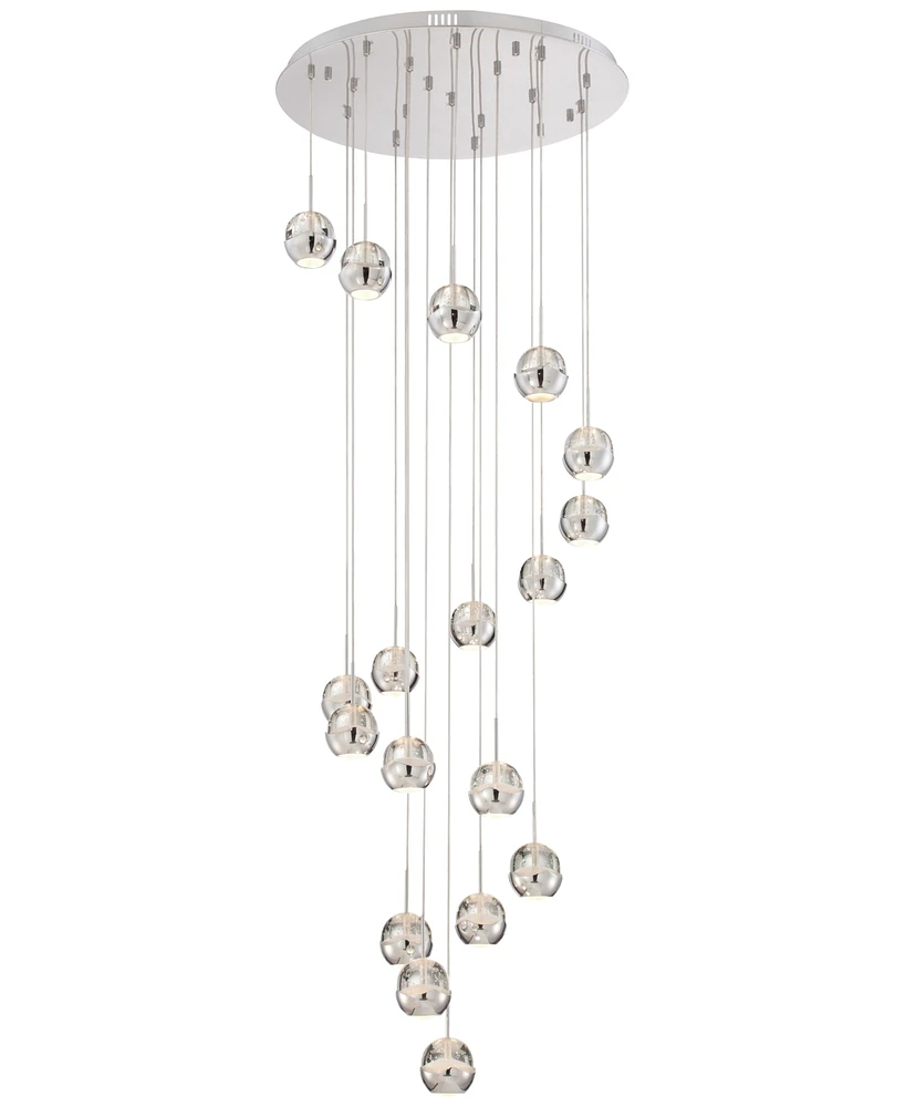 Lite Source Chrome 18-Light Chandelier