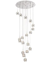 Lite Source Chrome 18-Light Chandelier