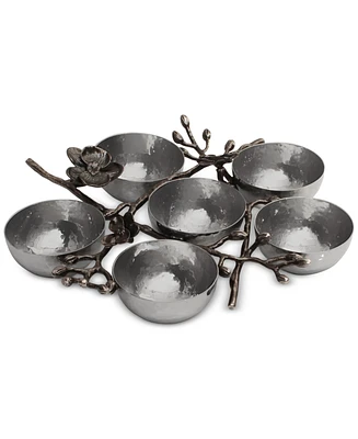 Michael Aram Black Orchid 6-Compartment Seder Plate