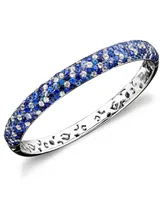Effy Sapphire Bangle Bracelet (10-3/8 ct. t.w.) in Sterling Silver