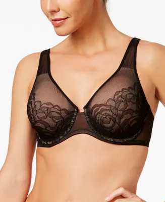 Wacoal Stark Beauty Rose-Lace Molded Underwire Bra 855225