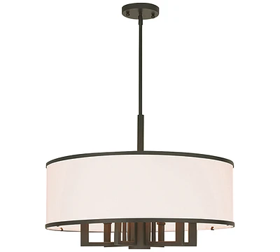 Livex Park Ridge Metal 24'' Chandelier