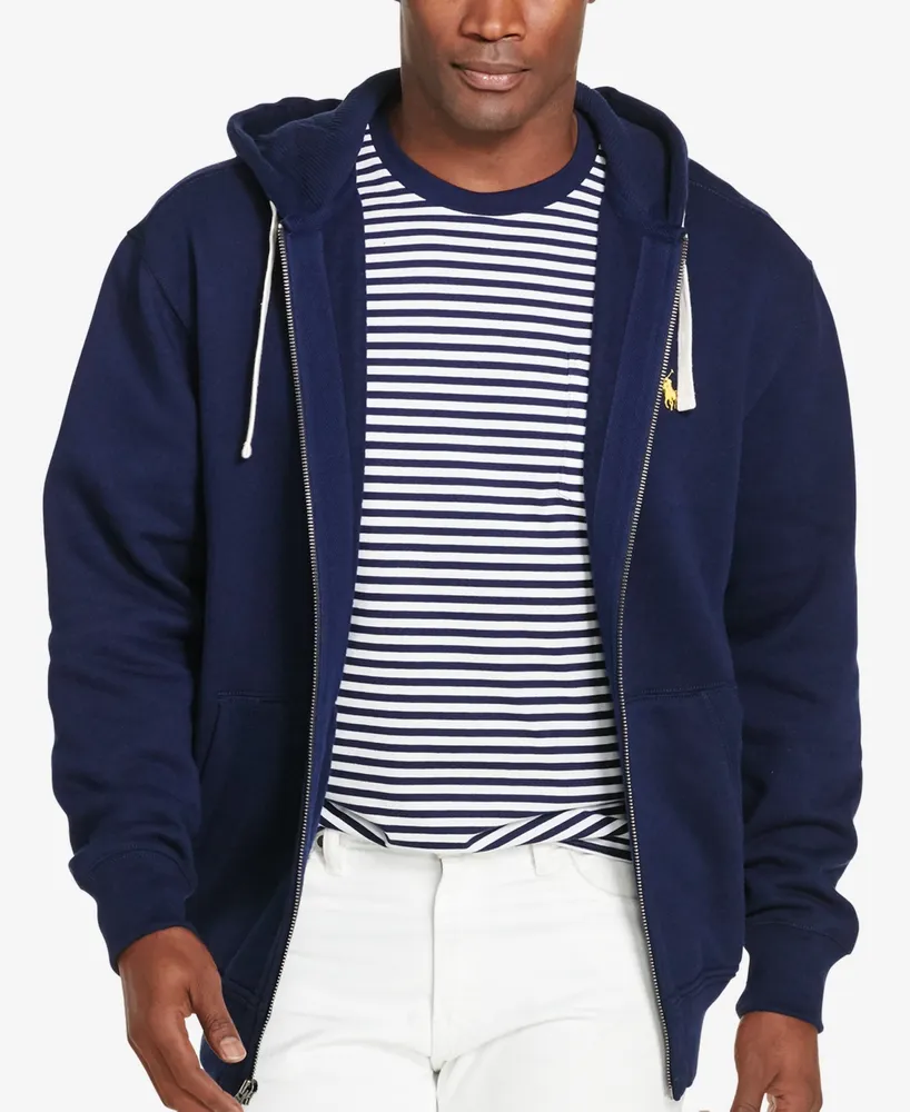 Polo Ralph Lauren Men's Big & Tall Full-Zip Signature Fleece Hoodie