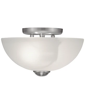 Livex Somerset 11" Semi Flush Light