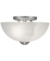 Livex Somerset 11" Semi Flush Light