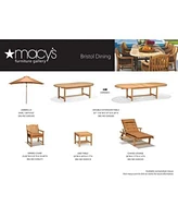 Bristol Teak Outdoor Dining Collection Created For Macys Created For Macys