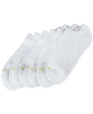 Hue Women's Massaging No Show 6 Pack Socks