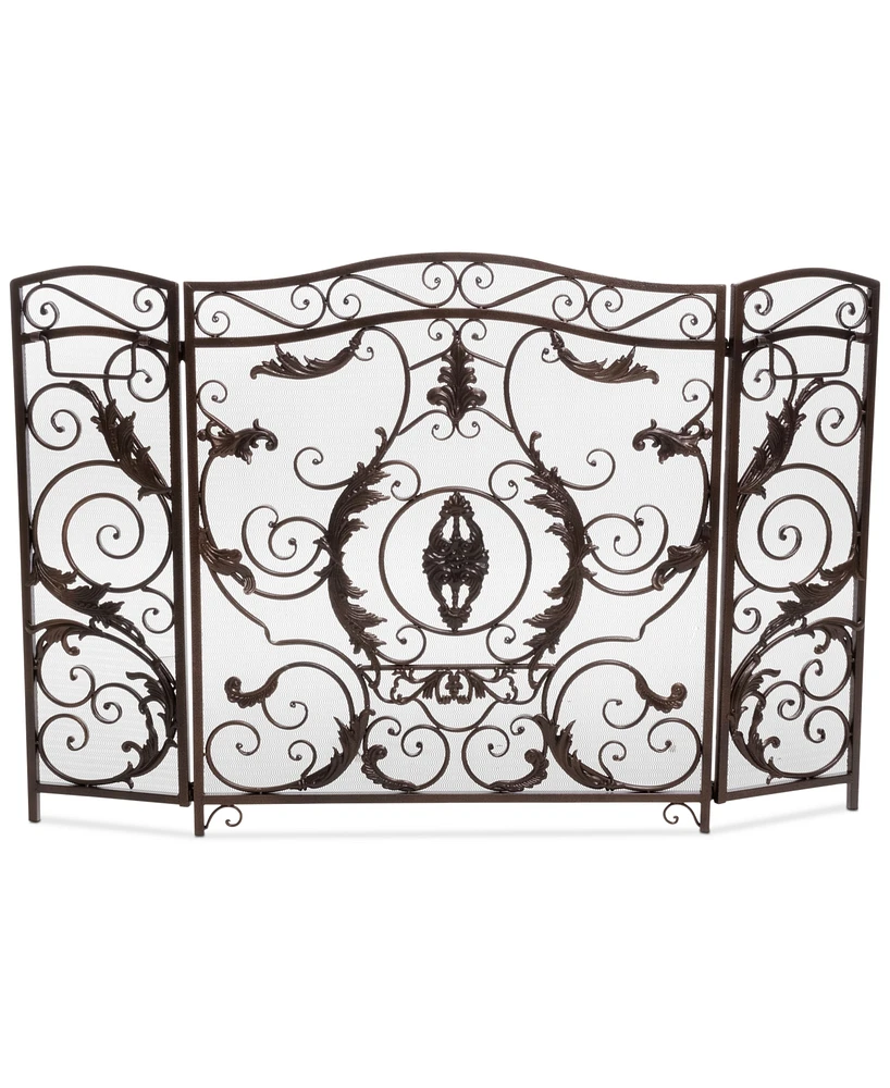 Flower Fireplace Screen