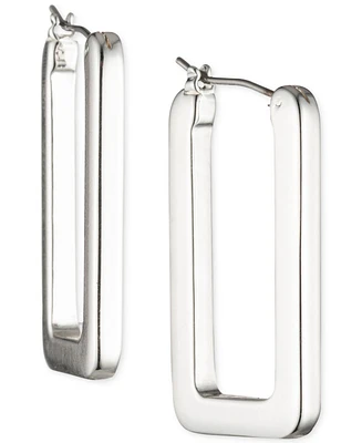 Lauren Ralph Lauren Geometric Link Hoop Earrings
