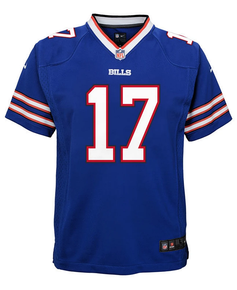Big Boys and Girls Josh Allen Buffalo Bills Game Jersey
