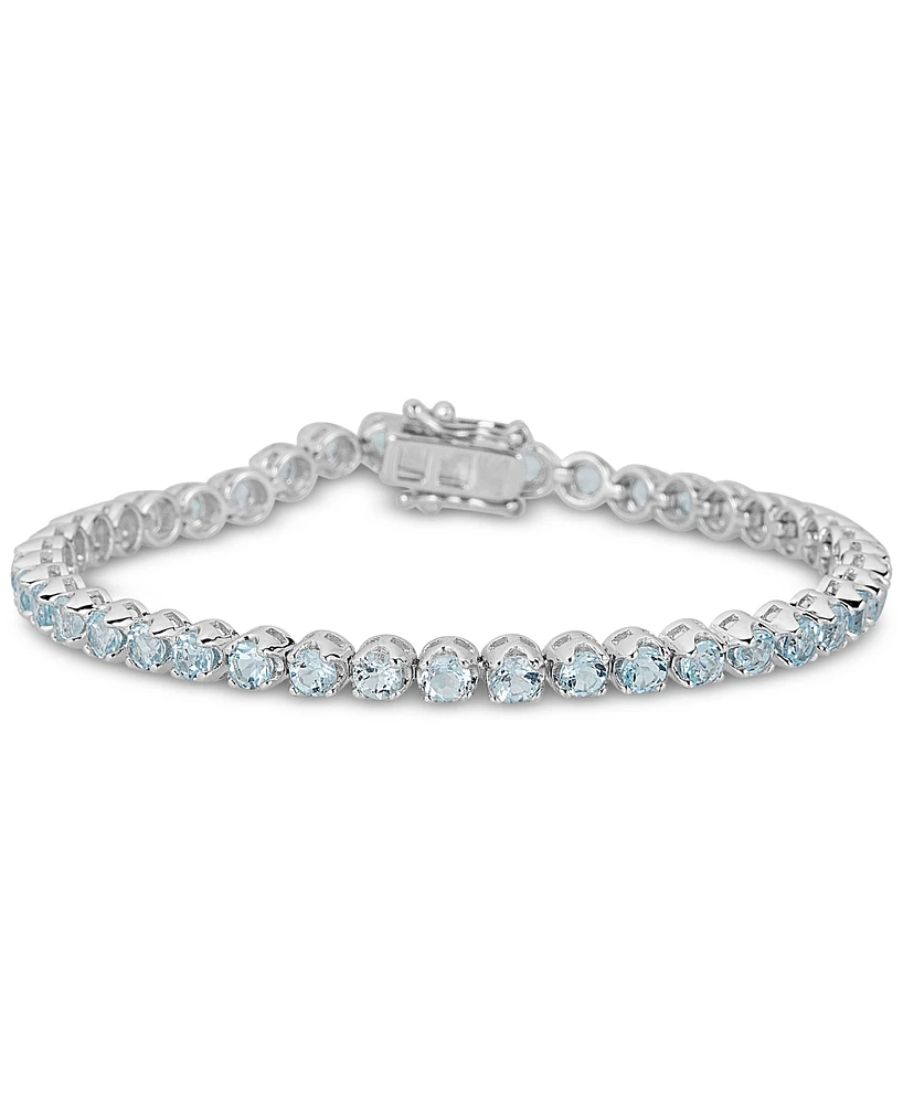 Amethyst Tennis Bracelet (4 ct. t.w.) Sterling Silver (Also Garnet, Blue Topaz & Multi Gemstone)
