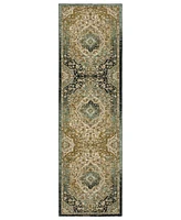 Closeout! Karastan Touchstone Nore Jadeite 2'4" x 7'10" Runner Rug