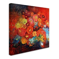 Oxana Ziaka Red Nature Morte Canvas Art Collection