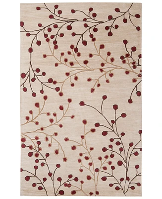 Livabliss Athena Ath-5053 Burgundy 2' x 3' Area Rug