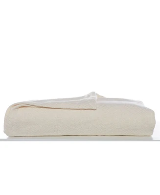 Closeout! Eddie Bauer Herringbone Solid Blanket