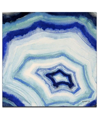 Ready2HangArt 'Ocean Stone Ii' Abstract Canvas Wall Art, 20x20"